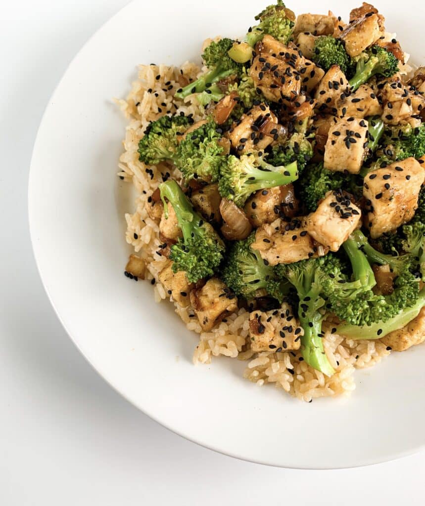 Sources of Plant-Based Protein - Wholesome Stir Fry Tofu & Broccoli
