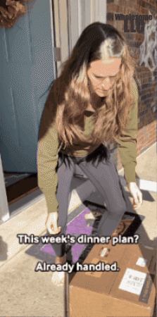 GIFY for Plant Based Home Delivered Meals - "This week's dinner plan? Already handled."