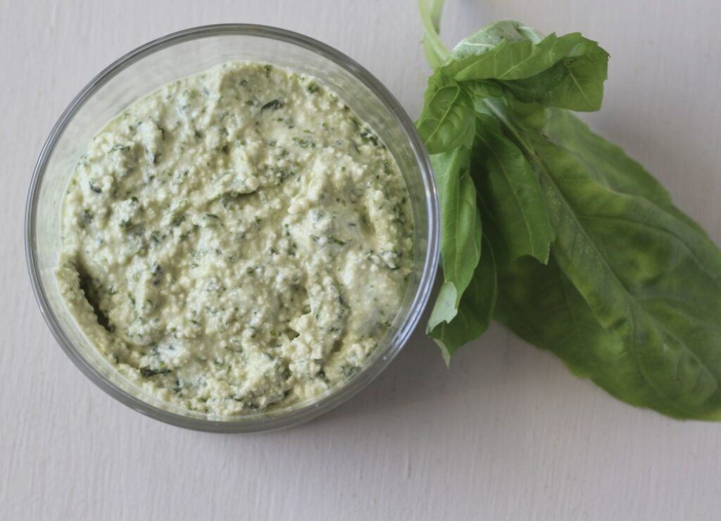This dressing is super creamy, yet Plant-Based!