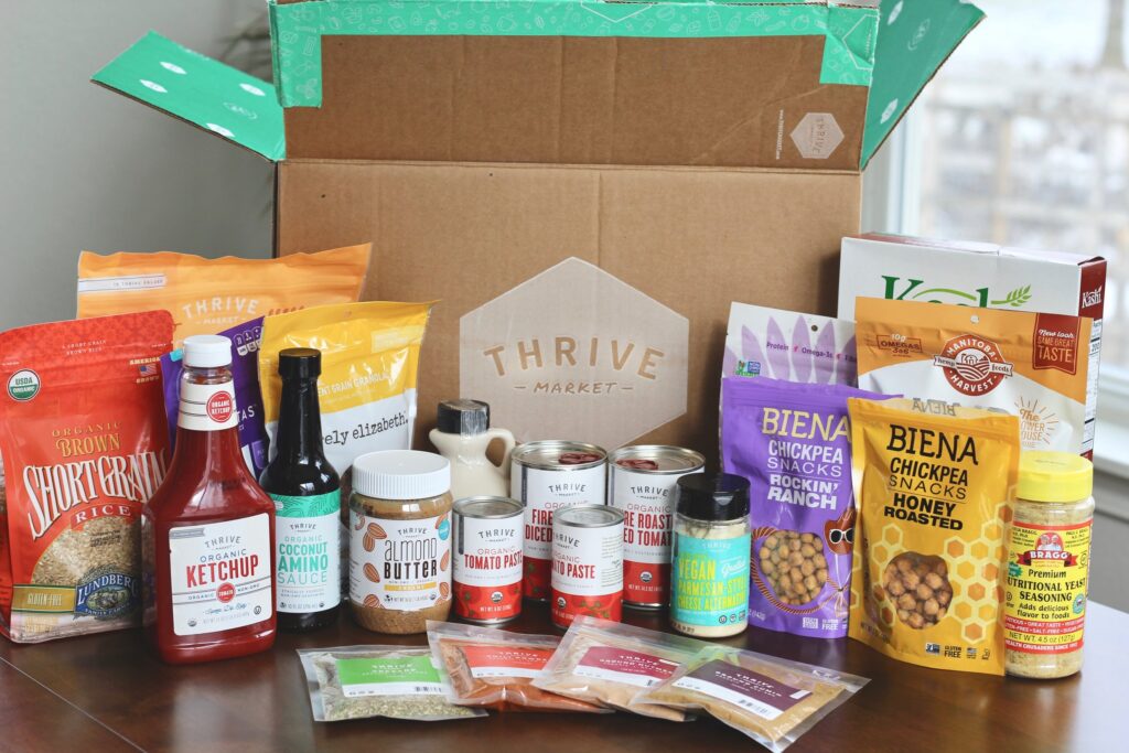 Everything I purchased in my most recent thrive market order! Yum, yum, yum!