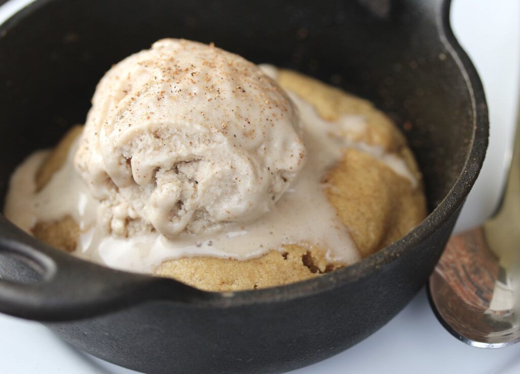 Vegan Peanut Butter Cookie Skillets | Wholesome