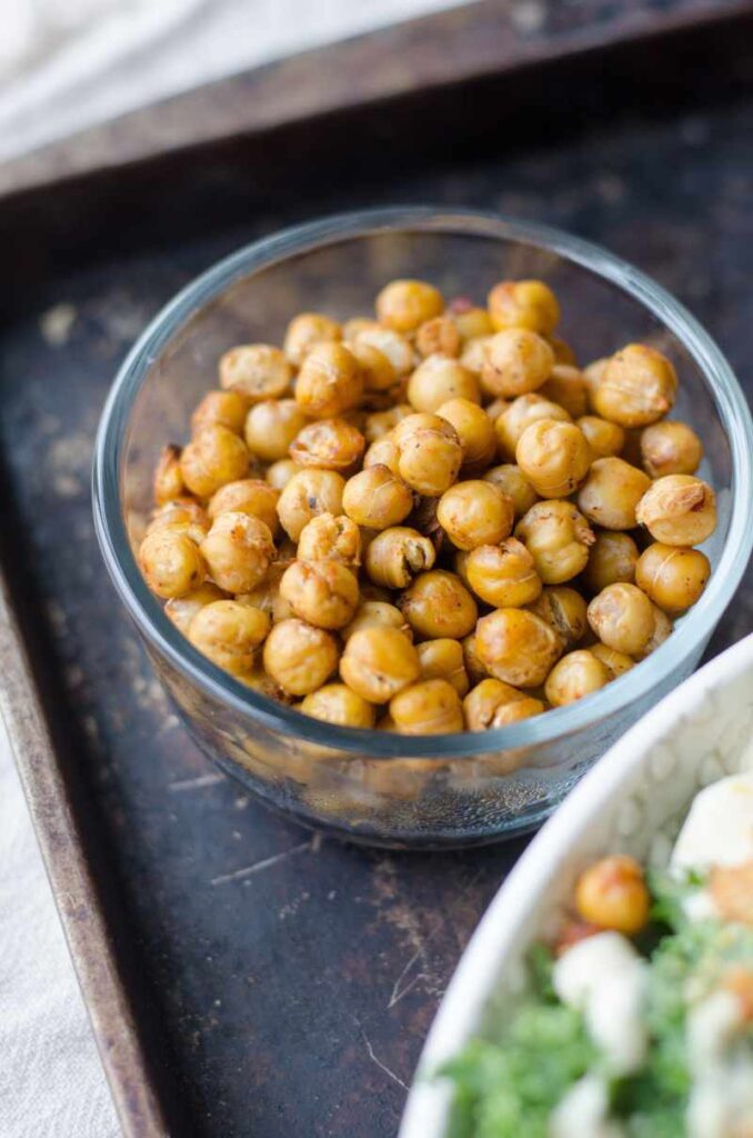 Chickpeas are part of the legume family. Photo by Deryn Macey.
