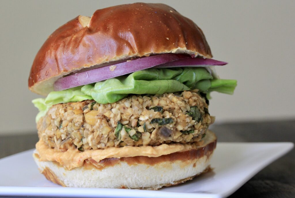 Prepping our black bean burgers is so s i m p l e . Get access to the recipe here!