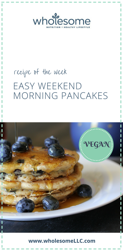 Wholesome Easy Weekend Pancakes - Pinterest