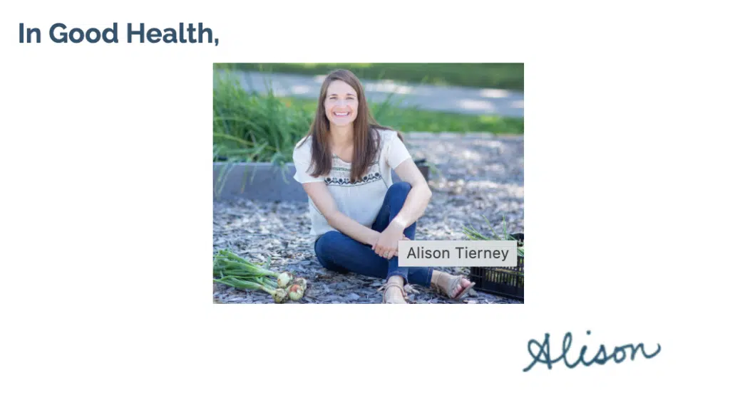 In Good Health, Alison