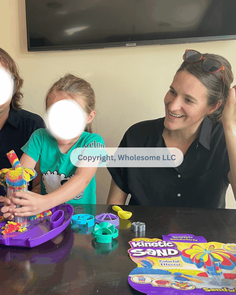 Enjoying activities with my family post-op Diep flap reconstruction at home. 