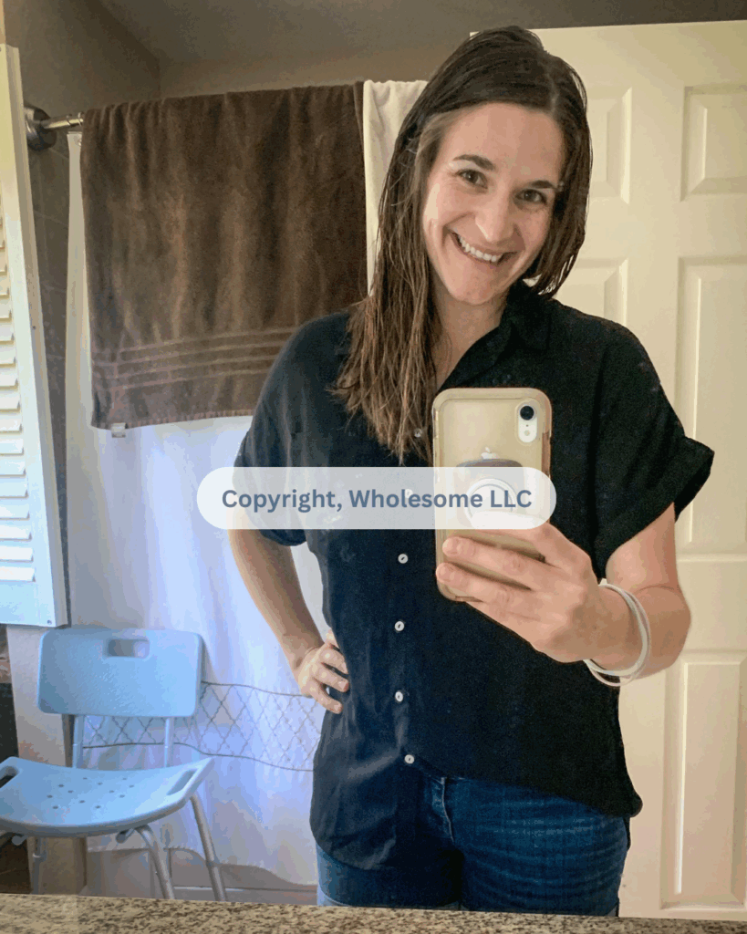 DIEP Flap Before and After - Showering at Home